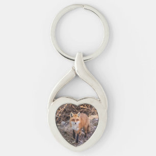 Red Fox up close and personal Keychain