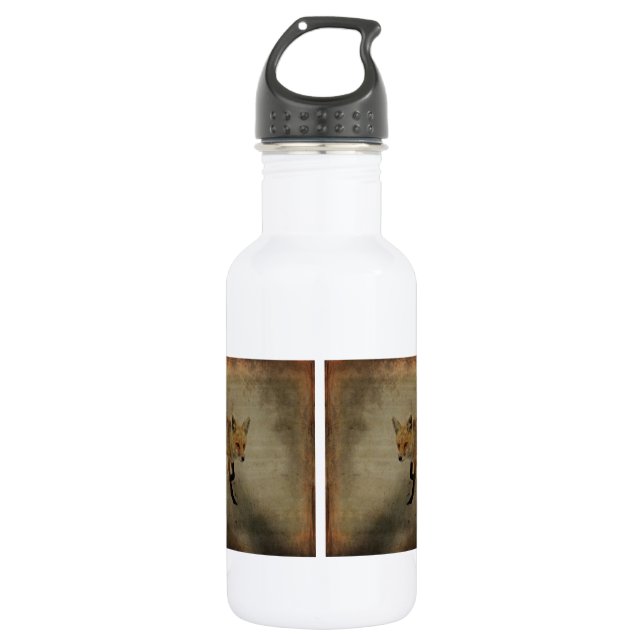 Red Fox Vixen - Island Beach State Park - NJ 532 Ml Water Bottle (Front)