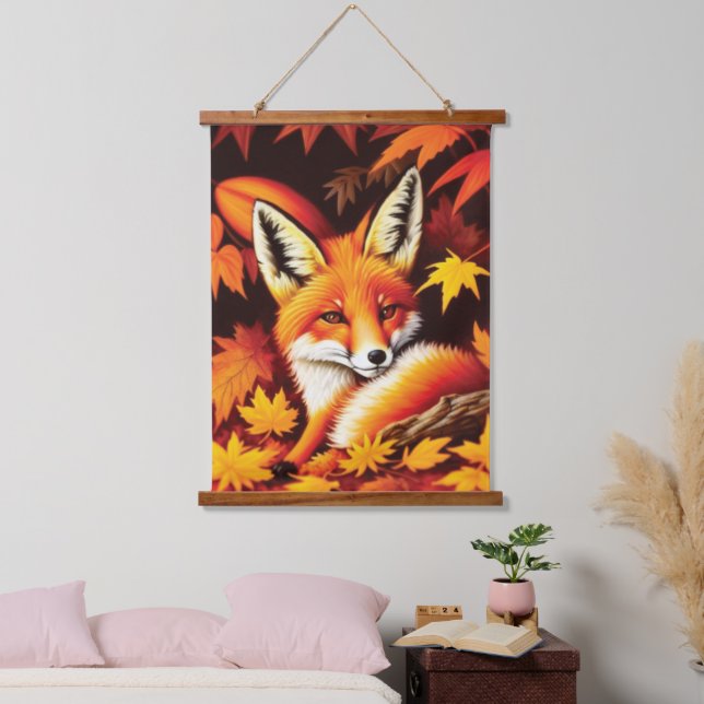 Red Fox Wall Tapestry (Bedroom)