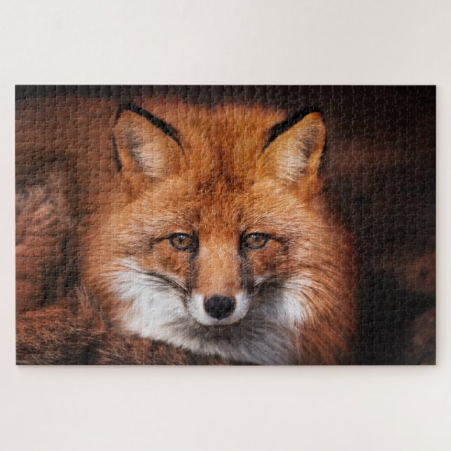 Red Fox Wild Woodland Animal Jigsaw Puzzle (Horizontal)