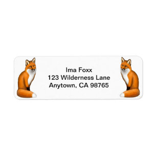 Red Foxes Customizable