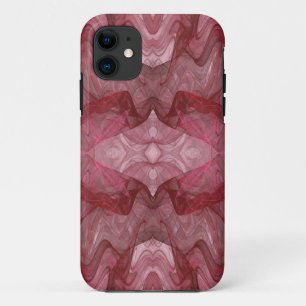 Red Fractal iPhone 5 Case-Mate Barely There 11 Case