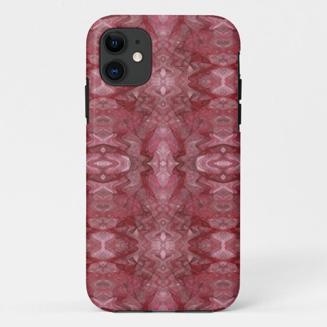 Red Fractal iPhone 5 Custom Case-Mate ID Case (Back)