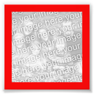 Red Frame Photo Print