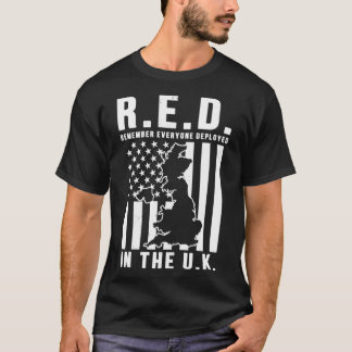 RED Frday Remember Everyone Deployed in the United T-Shirt