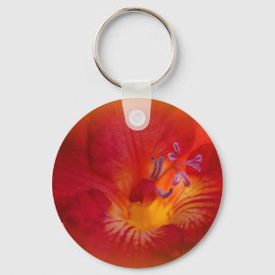 Red Freesia Flower Items Keychain