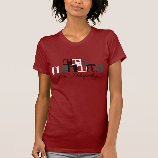 Red Friday Air Force Wife T-Shirt