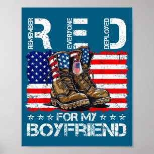 Red friday for my boyfriend remember everyone depl poster