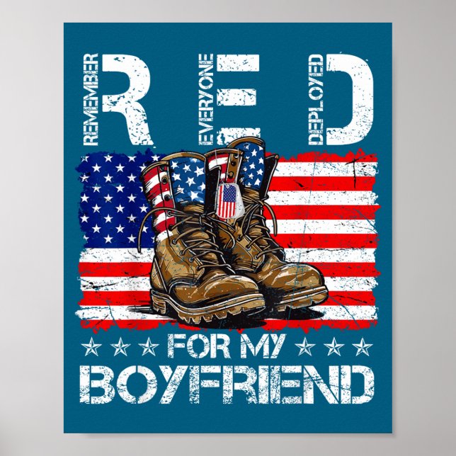 Red friday for my boyfriend remember everyone depl poster (Front)
