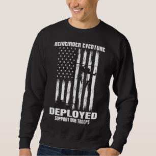Red Friday Military Remember Everyone Deployed Sup Sweatshirt