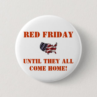 Red Friday - Red 2 Inch Round Button
