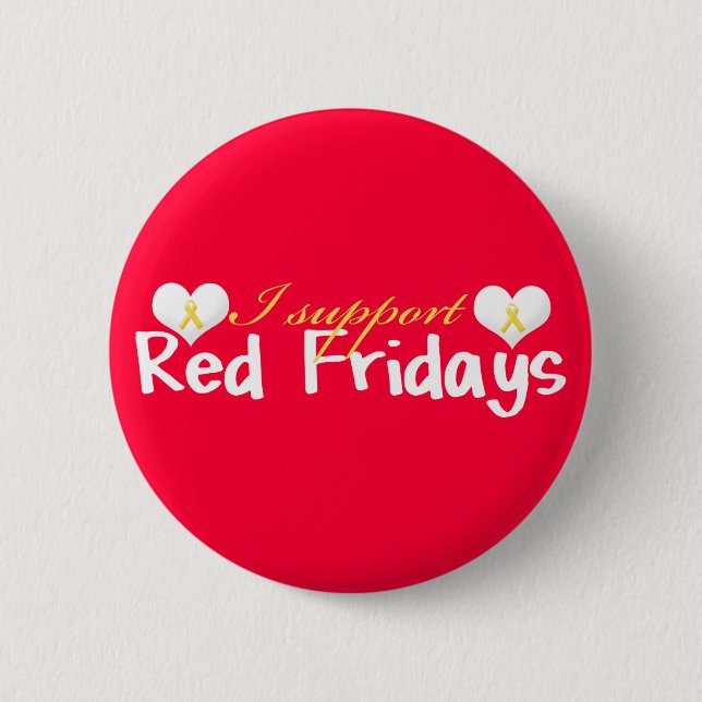 Red Fridays Button (Front)