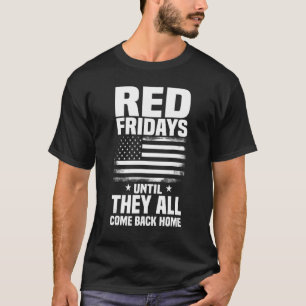 Red Fridays Military Shirt Remember The Deployed P
