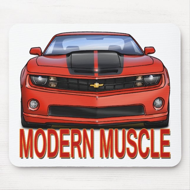 RED_FRONT_CAMARO.png Mouse Pad (Front)