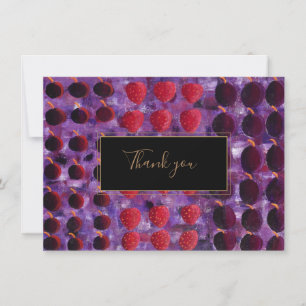 Red Fruit Thank You Card