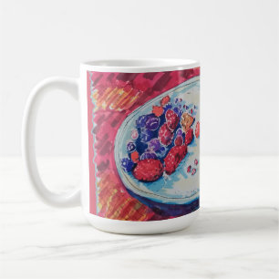 Red Fruits Bowl Coffee Mug