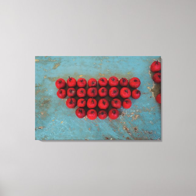 Red Fruits Still Life Art Canvas Print (Front)