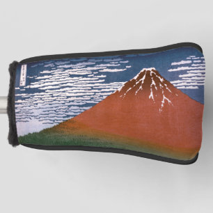 Red Fuji, Aka Fujiyama Volcano Katsushika Hokusai Golf Head Cover