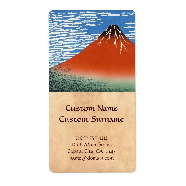 Red Fuji southern wind clear morning (Front)
