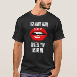 Red Full Lips Graphic Evil Girl T-Shirt