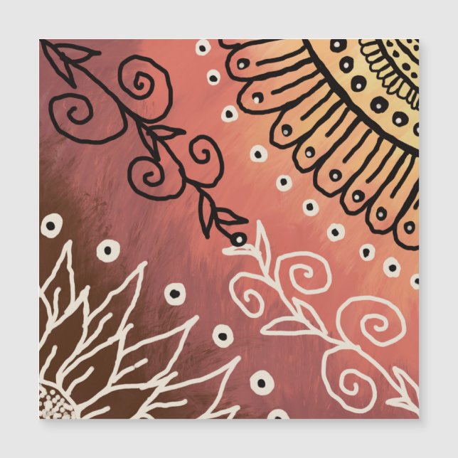 Red Funny Art Pattern (Front)