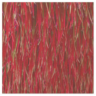 Red Fur Fabric