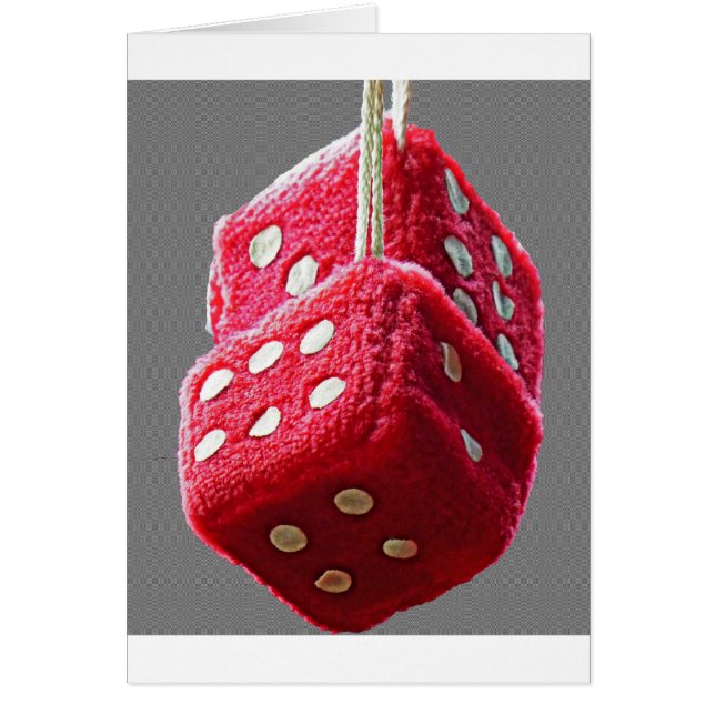 Red Fuzzy Dice (Front)