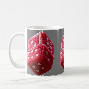 Red Fuzzy Dice Coffee Mug