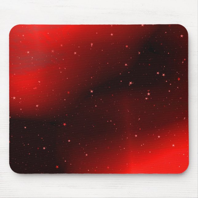 Red galaxy mouse pad (Front)