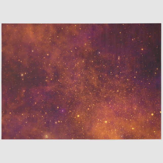 Red Galaxy Series Design 5 Tissue Paper (Front)