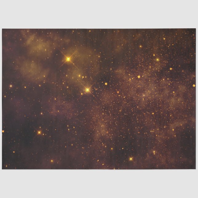 Red Galaxy Series Design 7 Tissue Paper (Front)