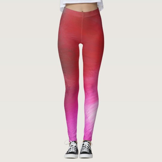 Red Ganjam Leggings