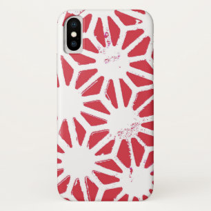 Red geometric pattern Case-Mate iPhone case