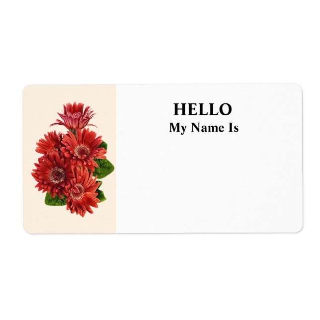 Red Gerbera Daisies (Front)