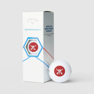 Red Ghost Dance Buffalo Callaway Soft golf balls