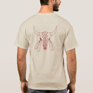 Red Ghost Dance Buffalo sable t-shirt dos