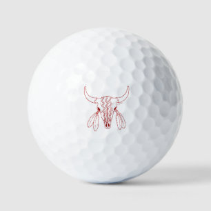 Red Ghost Dance Buffalo valeur balles de golf 12 p