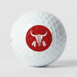 Red Ghost Dance Buffalo valeur balles de golf 12 p