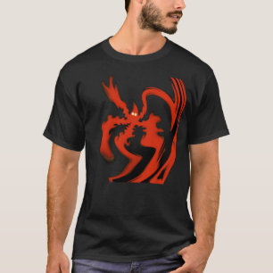 Red ghost falling backwards T-Shirt