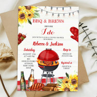 Red Gingham Backyard BBQ and Brews Couples Shower