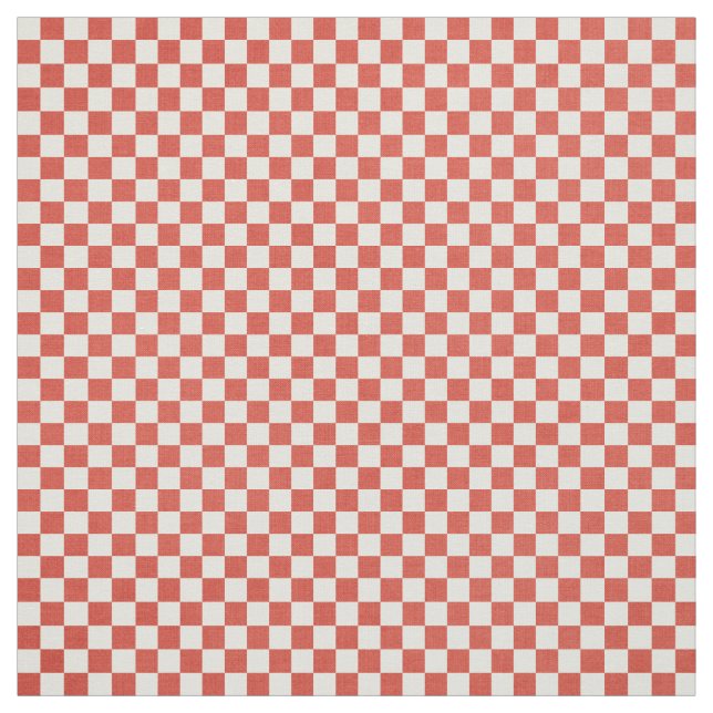 Red Gingham Fabric (Swatch)