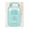Red Gingham & Mint Mason Jar Save the Date