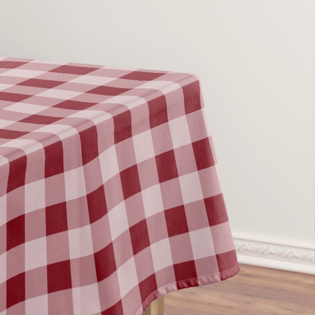 Red Gingham Tablecloth (In Situ)