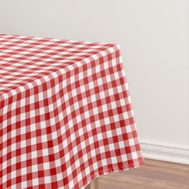 Red Gingham Tablecloth (In Situ)