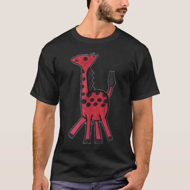 Red Giraffe T-Shirt (Front)
