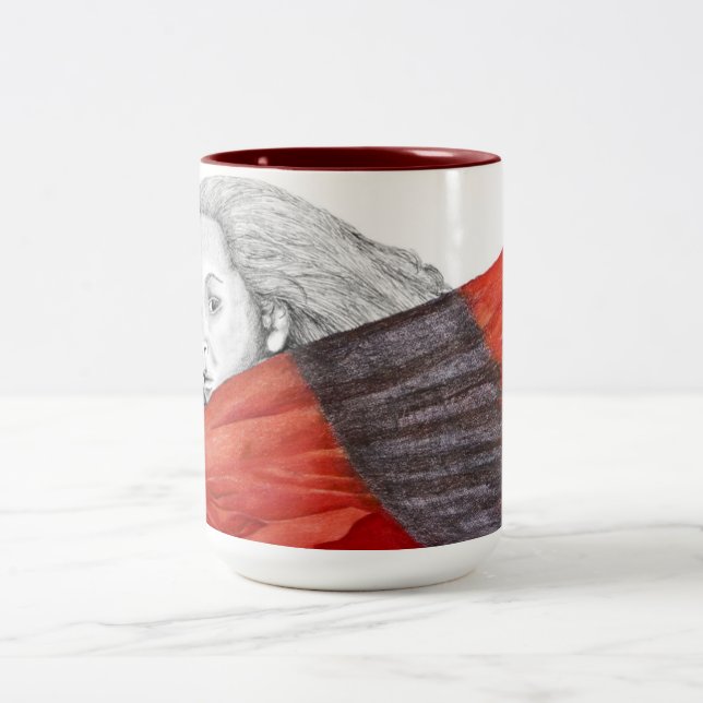 Red Girl 1 Mug (Center)