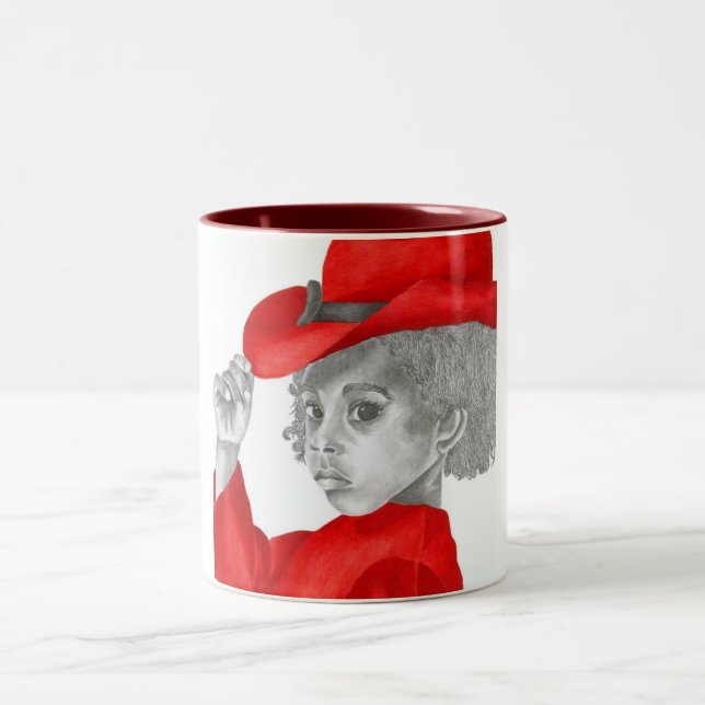 Red Girl 2 Mug (Center)
