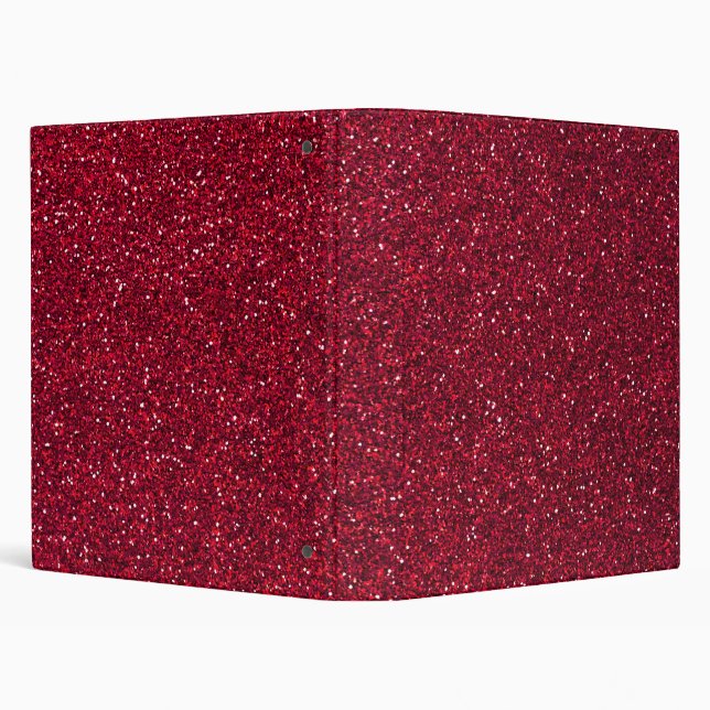 Red Glitter Binder (Background)