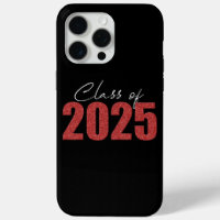 Red Glitter Class of 2025