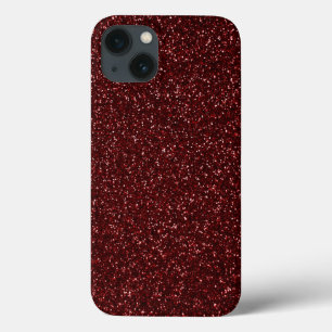 Red Glitter Effect 2 iPhone 13 Case